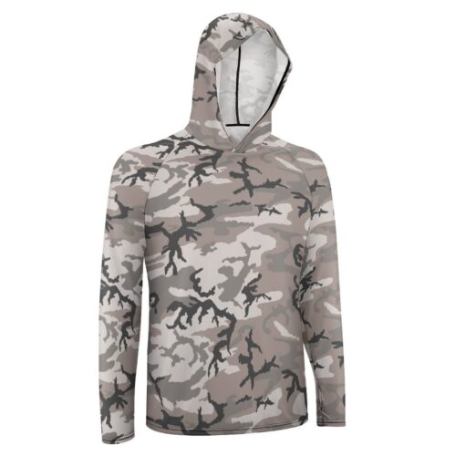 Alternative view of Ecuador GOE Camouflage  Sun Protection Hooded Rashguard T-Shirt
