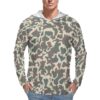 Iranian Iran-Iraq War Panther v7 Camouflage Sun Protection Hooded Rashguard T-Shirt