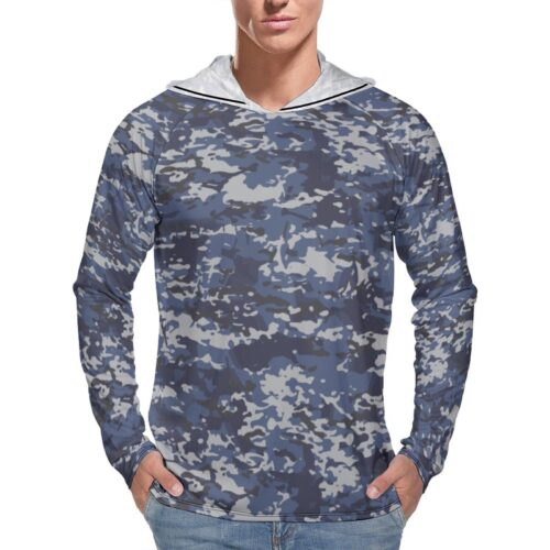 Australian-RAAF-GPU Sun Protection Hooded Rashguard T-Shirt