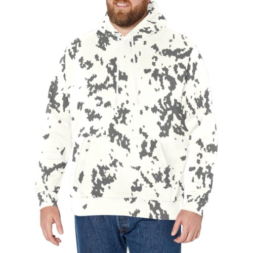 Finnish Arctic Snow Camouflage Fleece Hoodie.
