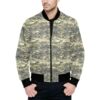 Austrian Tarnanzug Neu Camouflage Quilted Bomber Jacket .