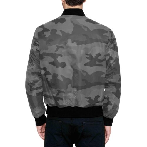 Alternative view of GIPN-urban Camouflage Quilted Bomber Jacket .