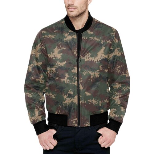 China PLA M07 Hunter Camouflage Quilted Bomber Jacket.