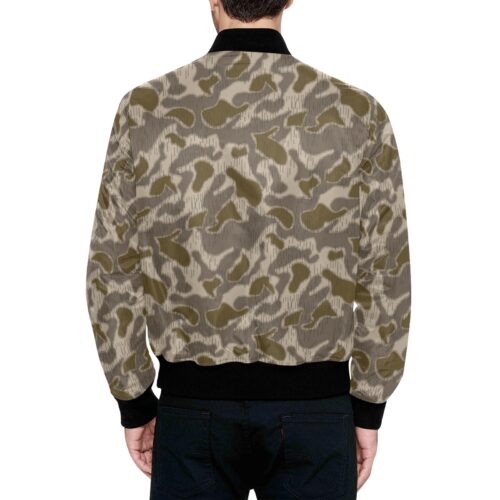 Alternative view of Austrian Sumpfmuster Late Camouflage Quilted Bomber Jacket .