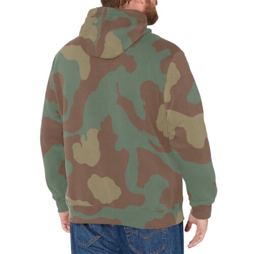 Alternative view of Italian San Marco Telo Mimetico 26 v4 Camouflage Fleece Hoodie.
