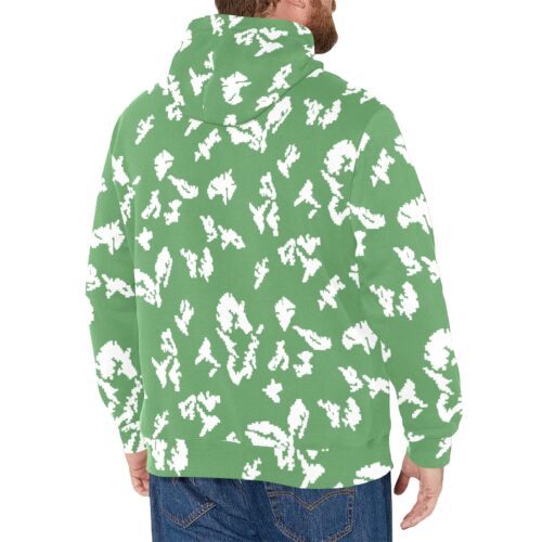 Alternative view of Russian KLMK Berehzka Solnechnye Zaychiki Camouflage Fleece Hoodie.