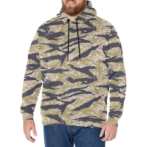 US Desert Tiger Stripes type 3 Dark CamouflageFleece Hoodie.