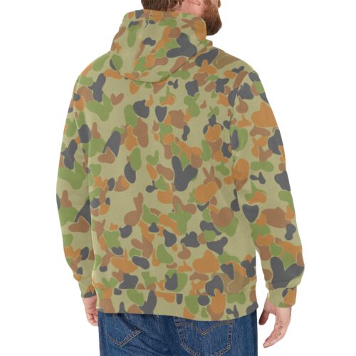 Alternative view of Australian AUSCAM DPCU Camouflage Fleece Hoodie.
