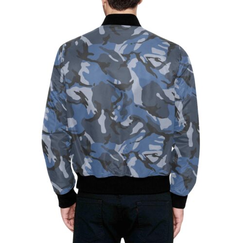 Alternative view of Kuwait Police DPM Camouflage Quilted Bomber Jacket.