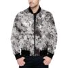 North Korea KPA Urban Digital v2 Camouflage Quilted Bomber Jacket.