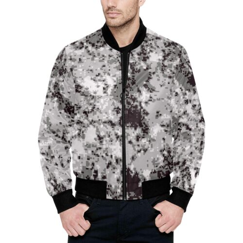 North Korea KPA Urban Digital v2 Camouflage Quilted Bomber Jacket.