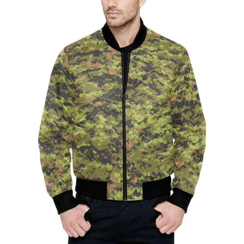 Canada CADPAT v2 Camouflage Quilted Bomber Jacket.