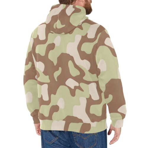 Alternative view of Norway M98 Desert Camouflage Fleece Hoodie.