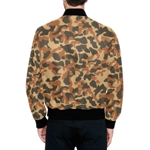 Alternative view of Armenia Butan 02 Camouflage Quilted Bomber Jacket .