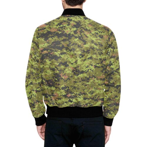 Alternative view of Canada CADPAT v2 Camouflage Quilted Bomber Jacket.