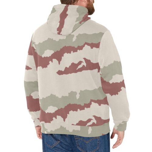 Alternative view of French Daguet V1 Camouflage Fleece Hoodie.