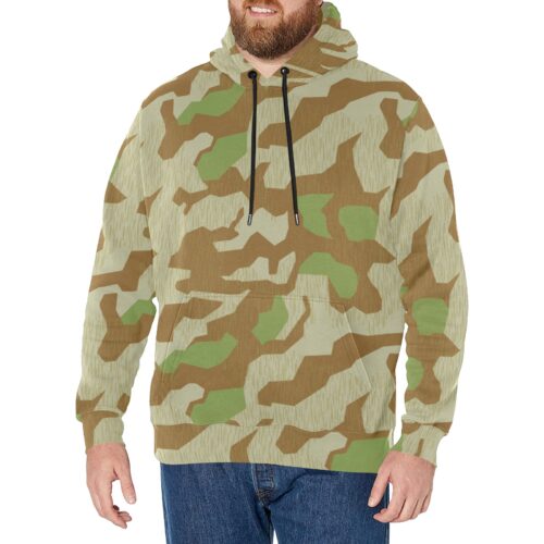 German WWII Splittermuster v2 Camouflage Fleece Hoodie.