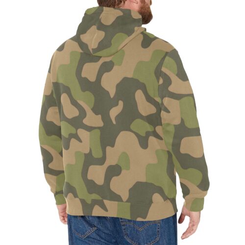 Alternative view of Norway M98 Camouflage Fleece Hoodie.