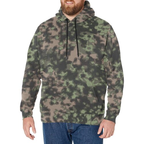 German WWII Rauchtarn Spring Camouflage Fleece Hoodie.