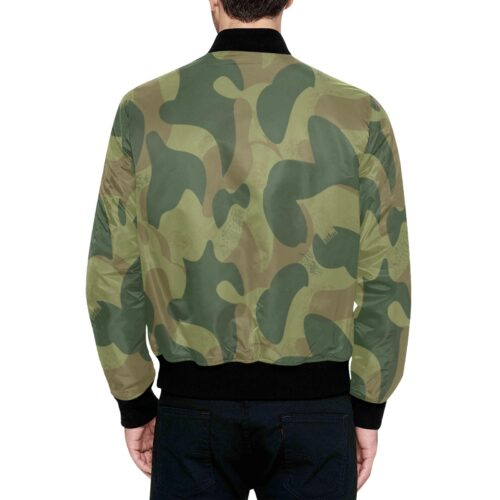 Alternative view of Belgian Moon & Balls 1958 Camouflage Quilted Bomber Jacket .