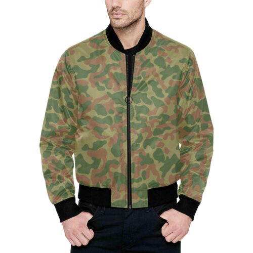 Armenia Butan 01 Camouflage Quilted Bomber Jacket .