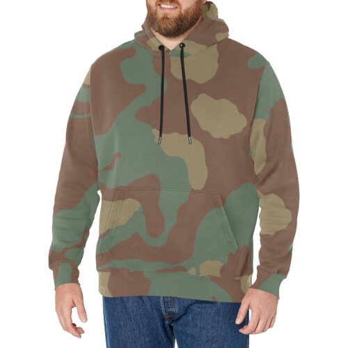 Italian San Marco Telo Mimetico 26 v4 Camouflage Fleece Hoodie.