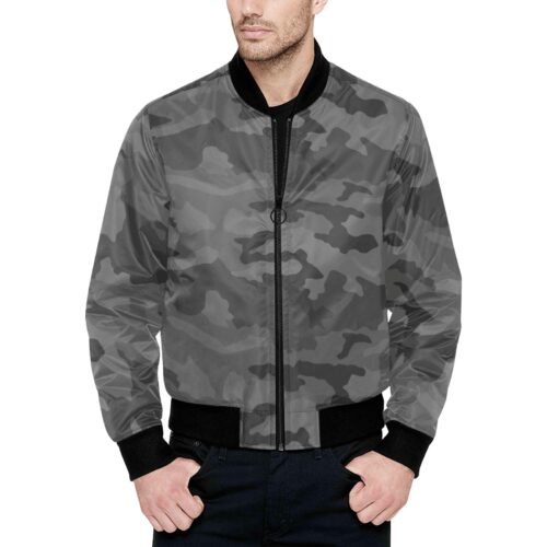 GIPN-urban Camouflage Quilted Bomber Jacket .