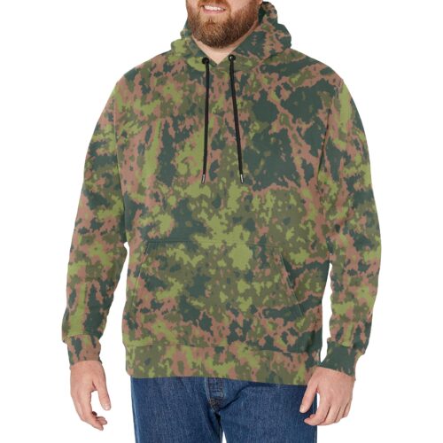 Finnish M05 Maastokuvio Forest Camouflage Fleece Hoodie.