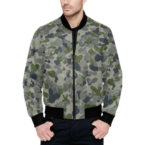Australia AUSCAM DPNU Dark Camouflage Quilted Bomber Jacket .
