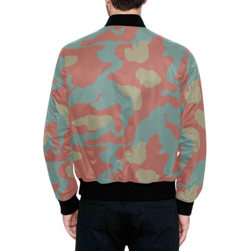 Alternative view of Italian Telo Mimetico 26 San Marco v2 Camouflage Quilted Bomber Jacket.