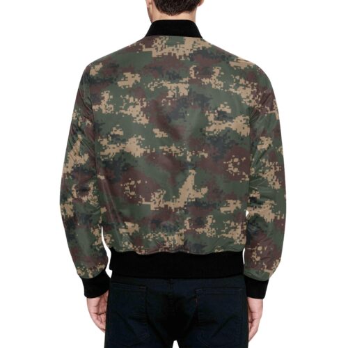 Alternative view of China PLA M07 Hunter Camouflage Quilted Bomber Jacket.
