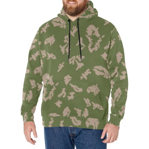 Russian KLMK Berehzka Green Pink Camouflage Fleece Hoodie.