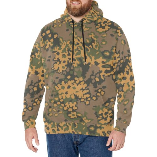 German WWII Eichenlaub Fall Camouflage Fleece Hoodie.