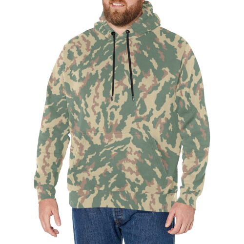 Russian 1990 3-TsV VSR Dubok Grasslands Camouflage Fleece Hoodie.