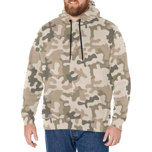 Polish Panthera Desert Camouflage Fleece Hoodie.