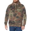 German Flecktarn Type 01  Camouflage Fleece Hoodie.
