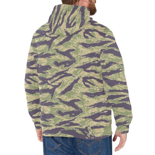 Alternative view of US Advisor 1968 type 02 Tiger Stripe Camouflage Fleece Hoodie.