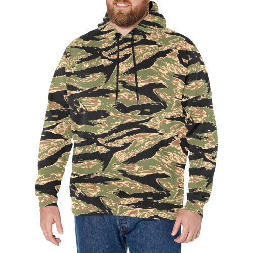 US Snake Tiger Stripes Camouflage Fleece Hoodie.