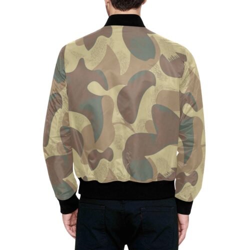 Alternative view of Belgian Moon & Balls 1953 Camouflage Quilted Bomber Jacket .