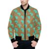 Libya GaddafiPat Camouflage Quilted Bomber Jacket.