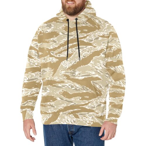 US Desert Tiger Stripes CIA Camouflage Fleece Hoodie.