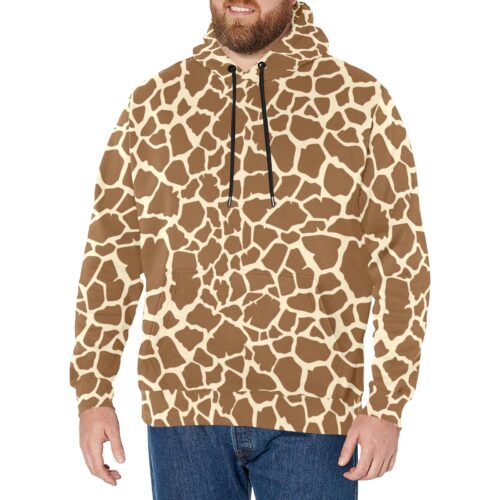 South African Girafe Camouflage Fleece Hoodie.