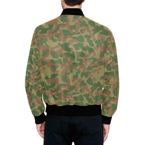 Alternative view of Armenia Butan 01 Camouflage Quilted Bomber Jacket .