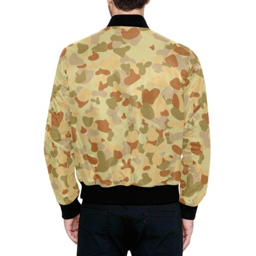 Alternative view of Australia Desert AUSCAM DPMU MID-POINT Camouflage Quilted Bomber Jacket .