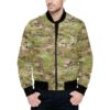 Australian AMCU Camouflage Quilted Bomber Jacket .