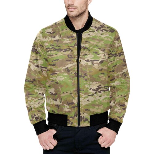 Australian AMCU Camouflage Quilted Bomber Jacket .