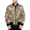 Belgian Moon & Balls 1953 Camouflage Quilted Bomber Jacket .