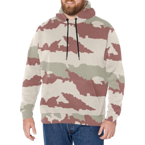 French Daguet V1 Camouflage Fleece Hoodie.