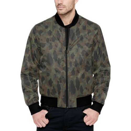 Argentine Marines Mimetizado Comandos Anfibios Infantería de Marina Camouflage Quilted Bomber Jacket .