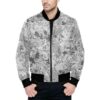 North Korea KPA Winter Camouflage Quilted Bomber Jacket.